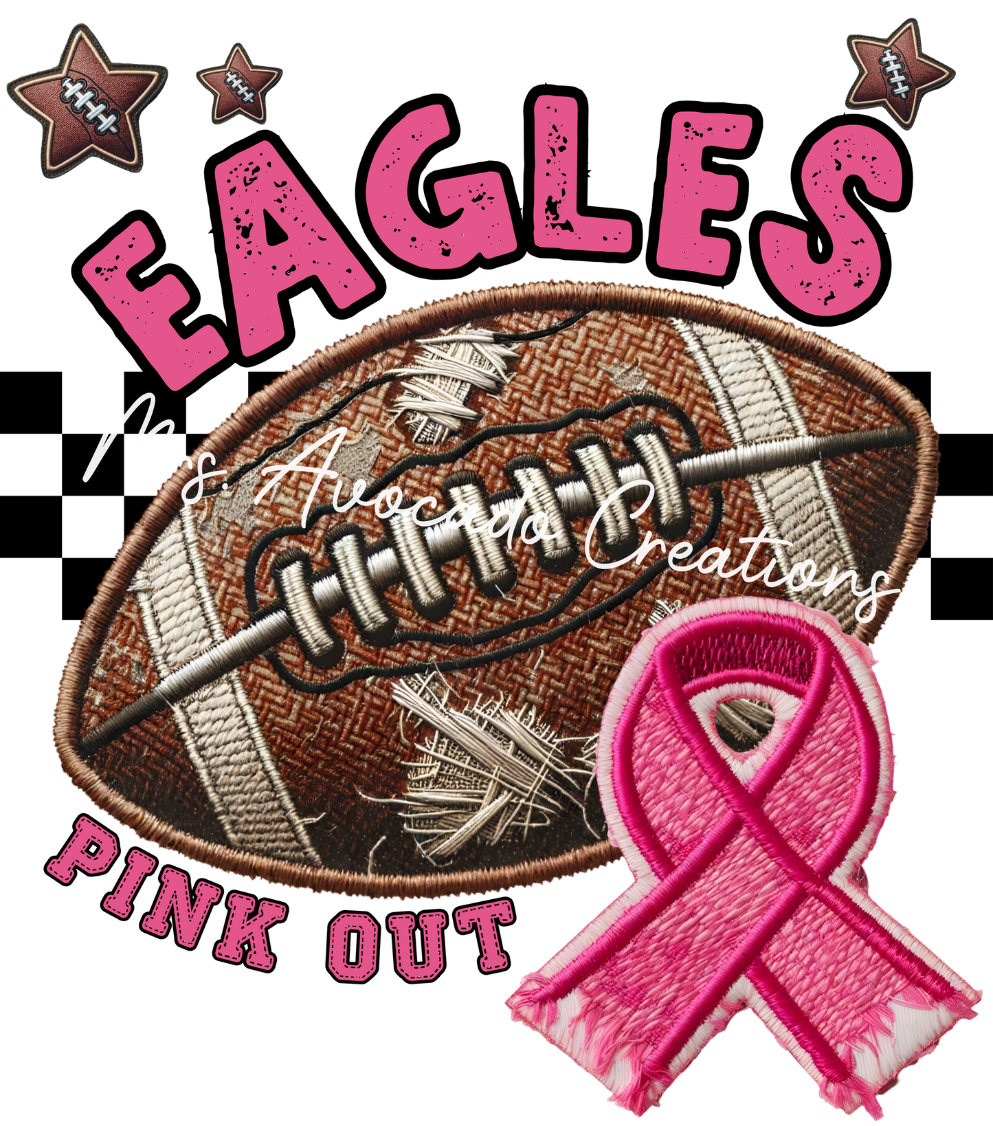 Pink Out Football Eagles