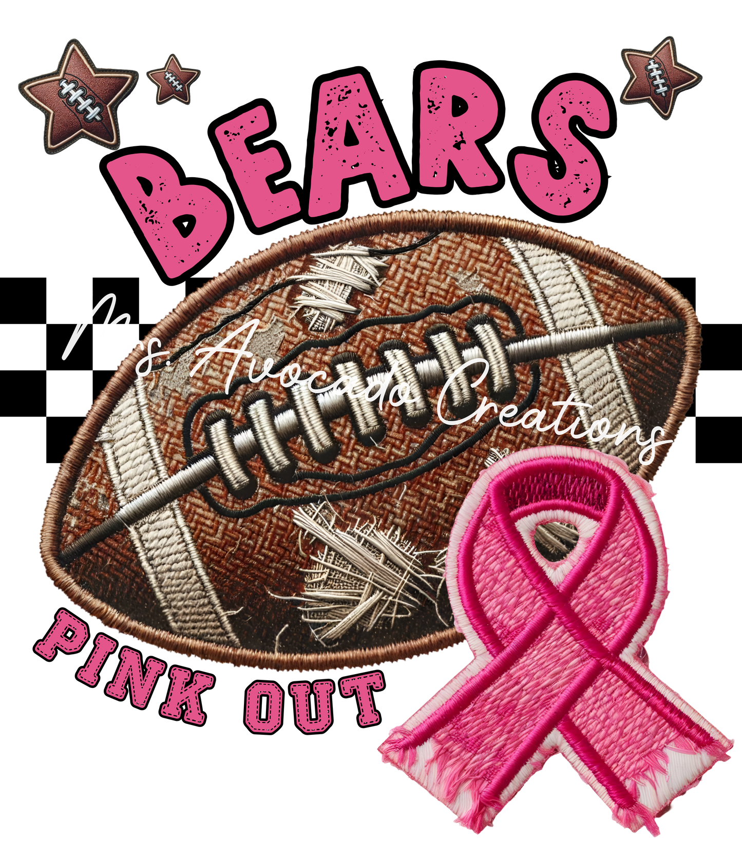 Pink Out Football Bears