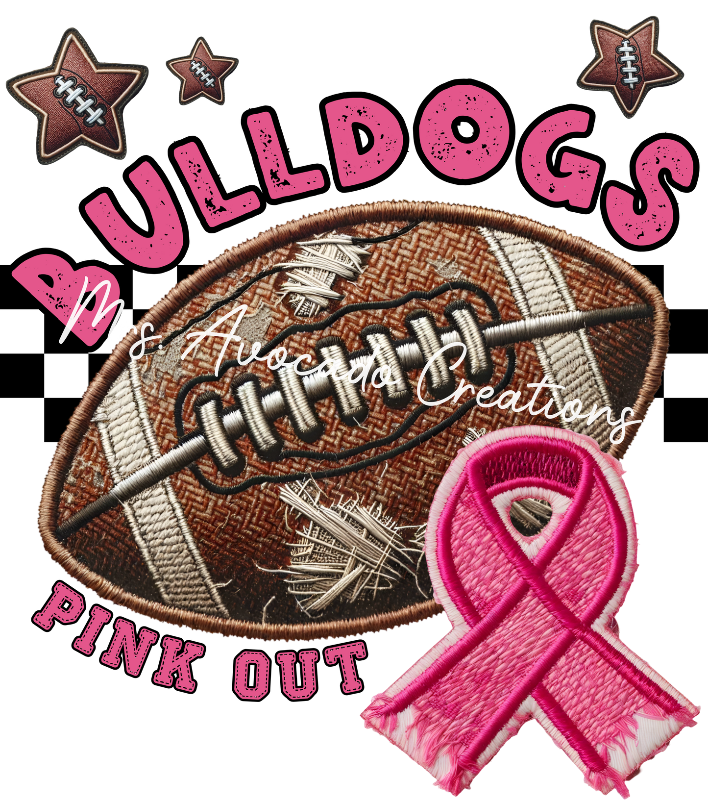 Pink Out Football Bulldogs