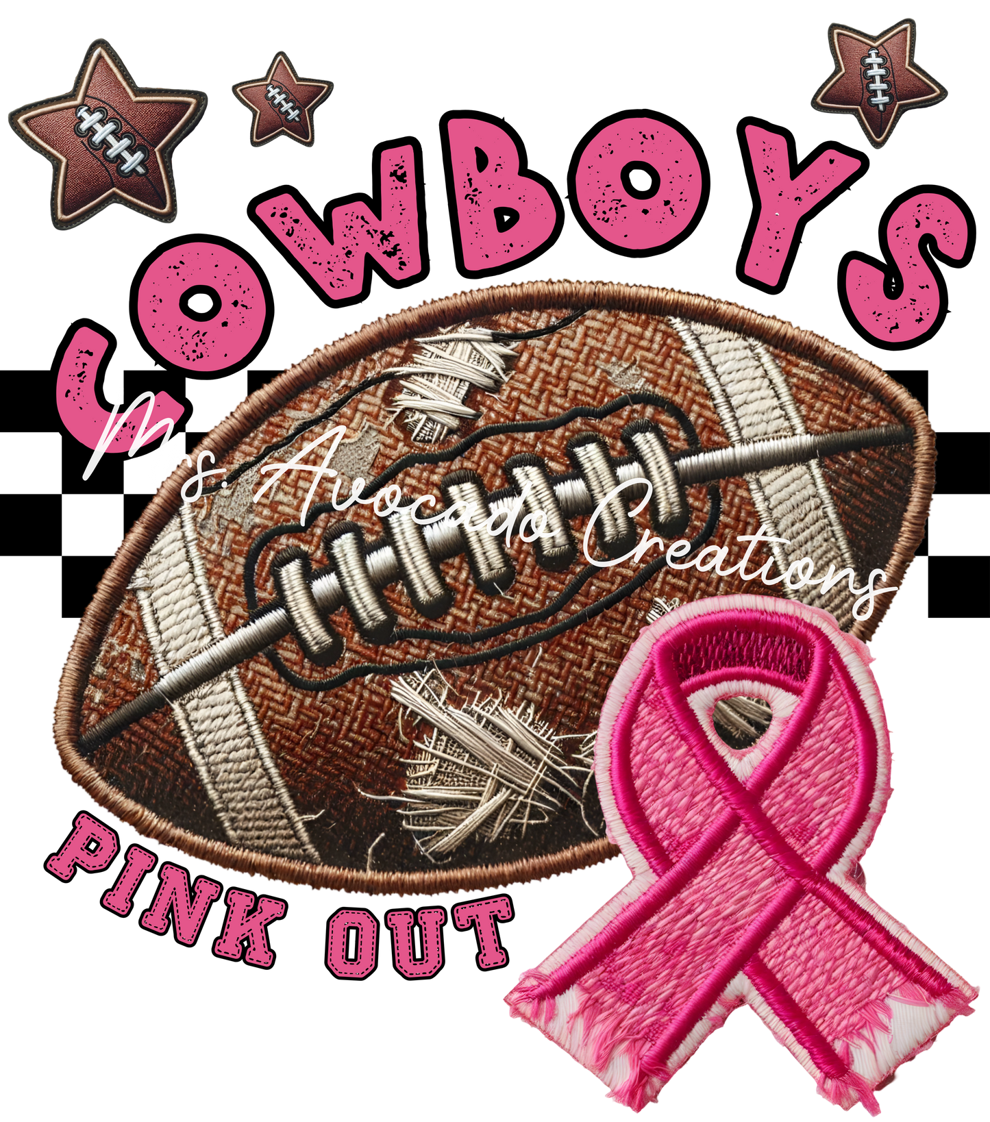 Pink Out Football Cowboys