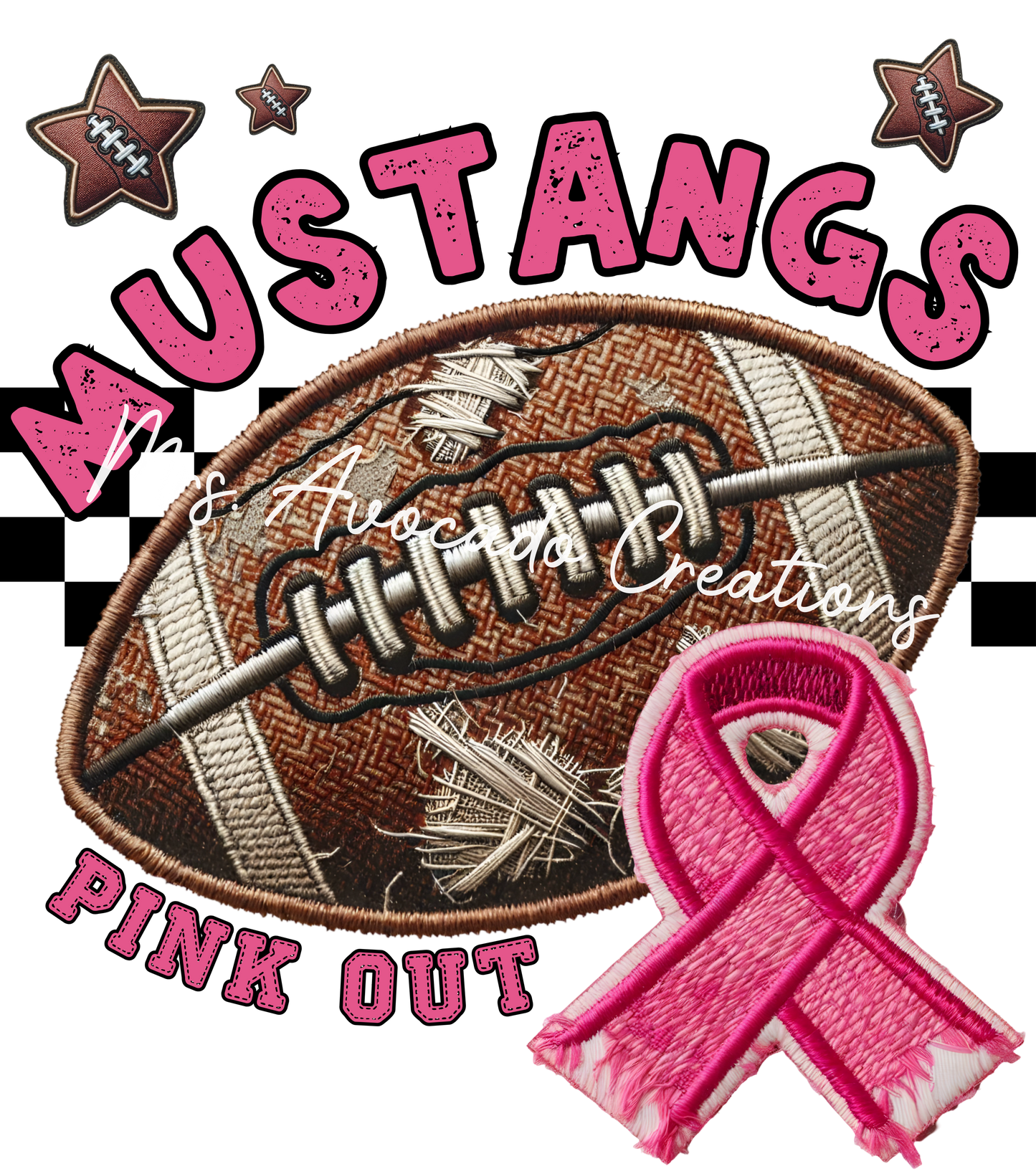 Pink Out Football Mustangs