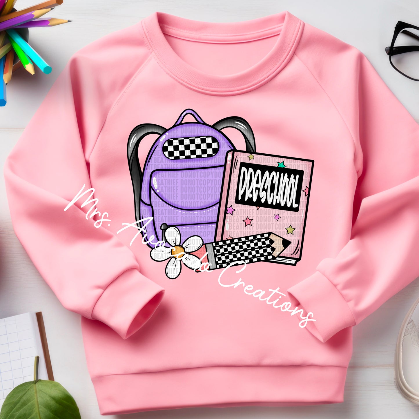 Preschool backpack girl