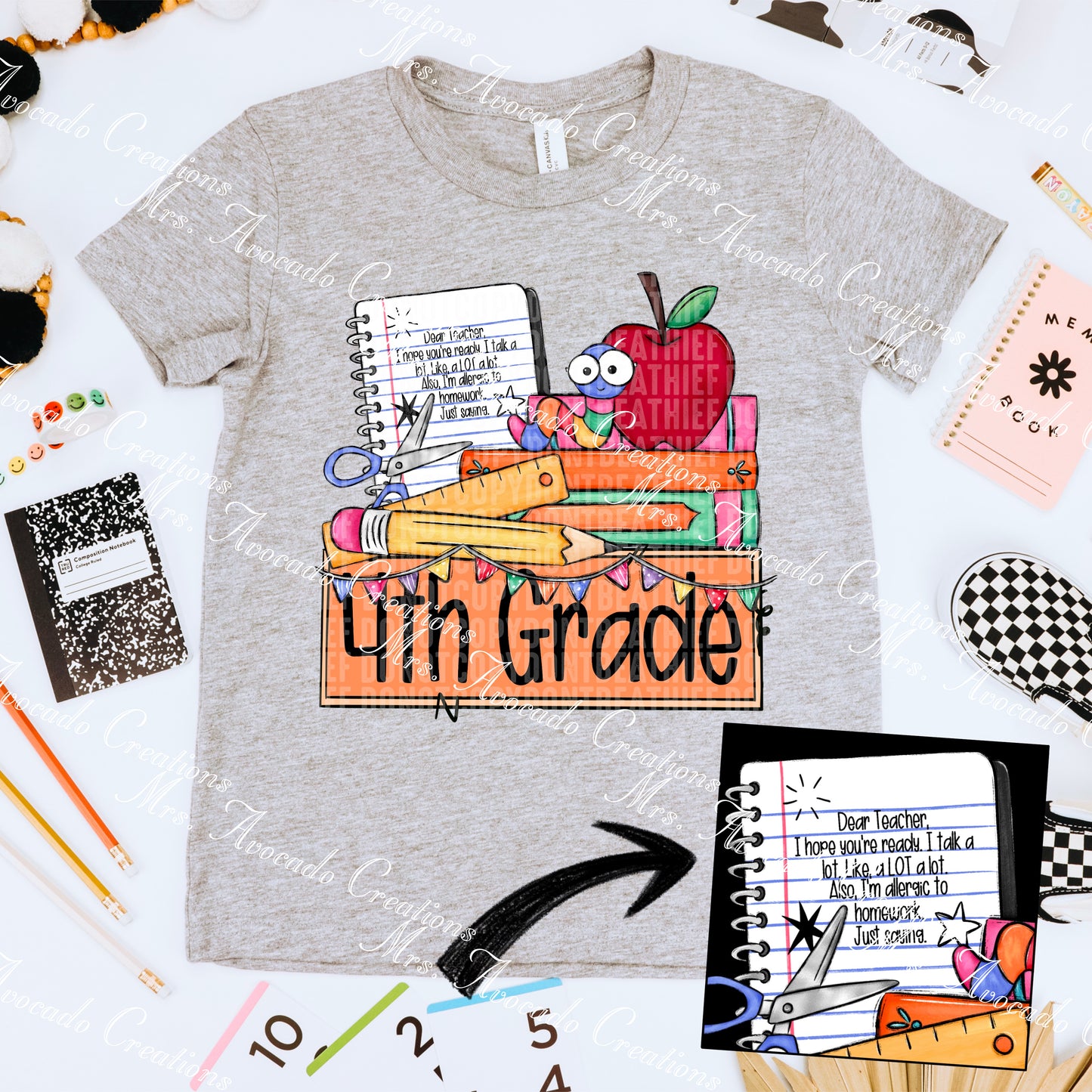 Grade Nameplate Fourth Grade