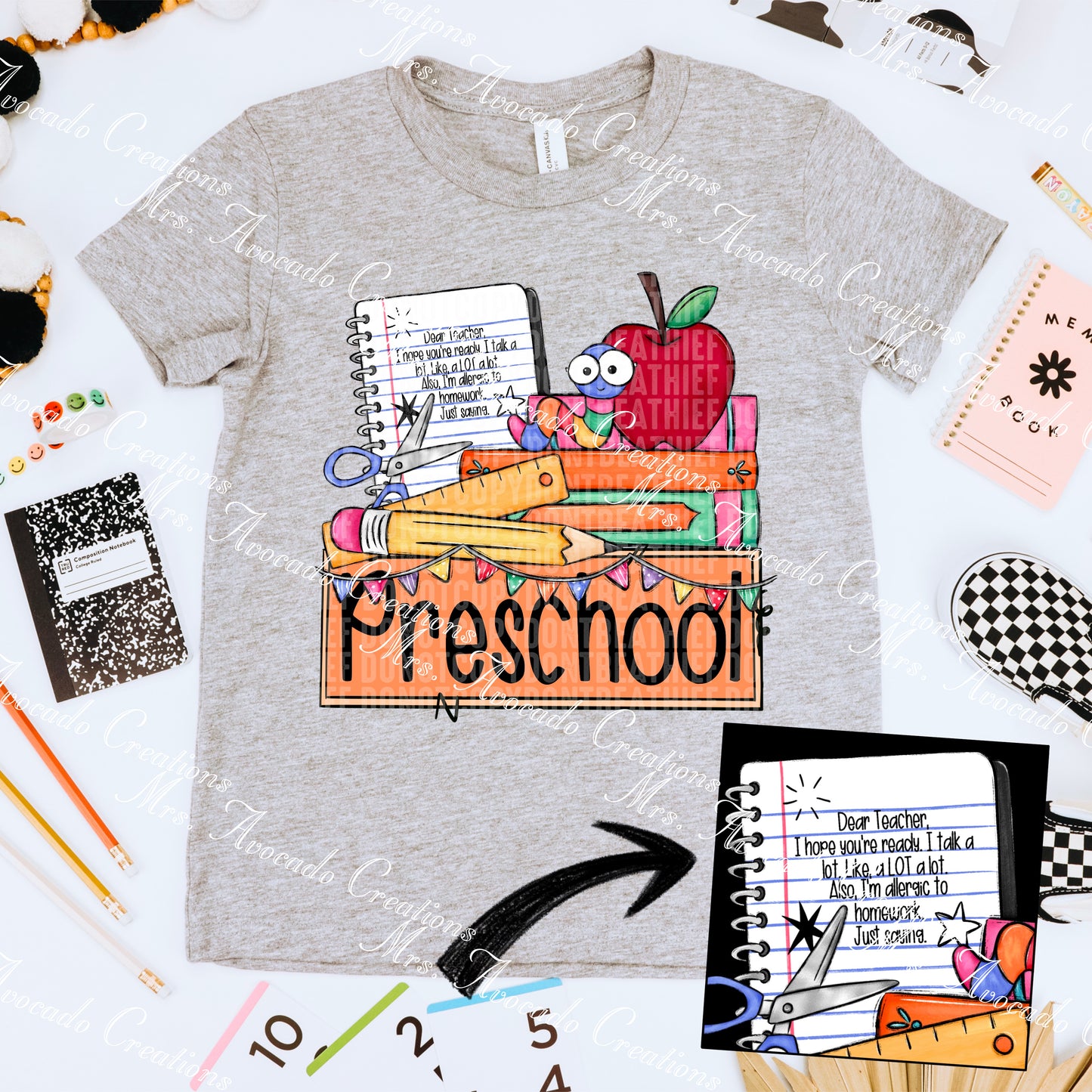 Grade Nameplate Preschool
