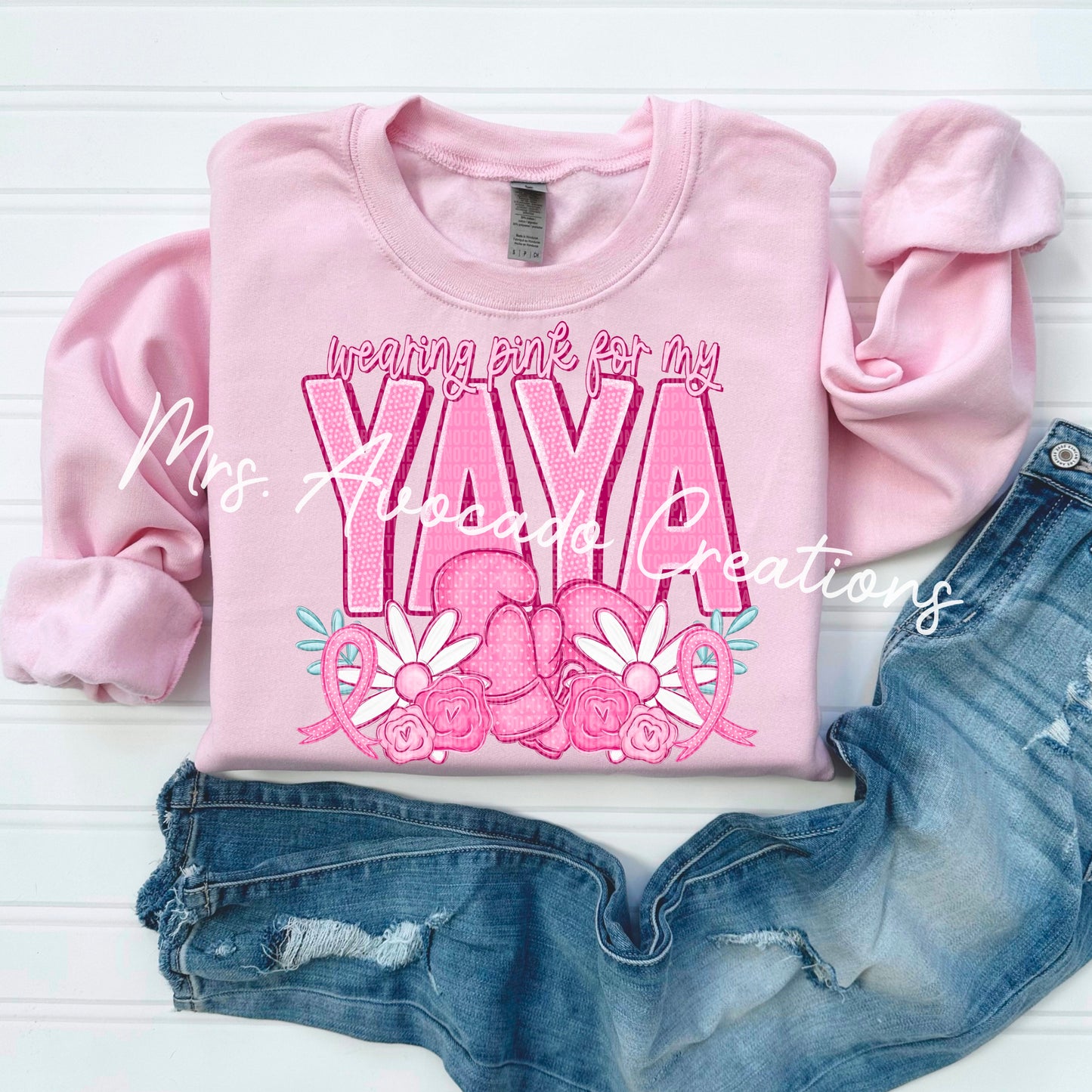 Wearing pink for my Yaya