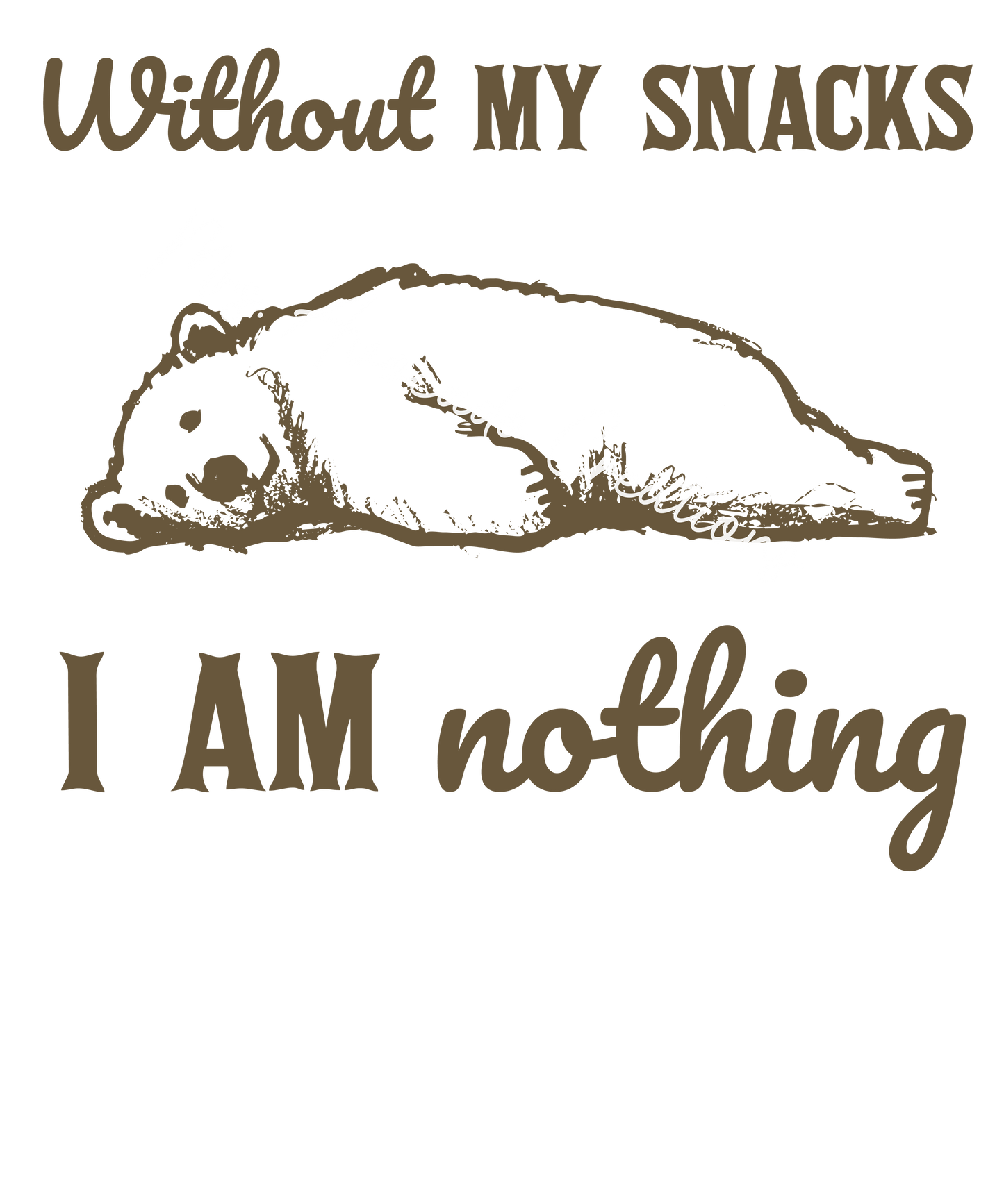 Without my snacks