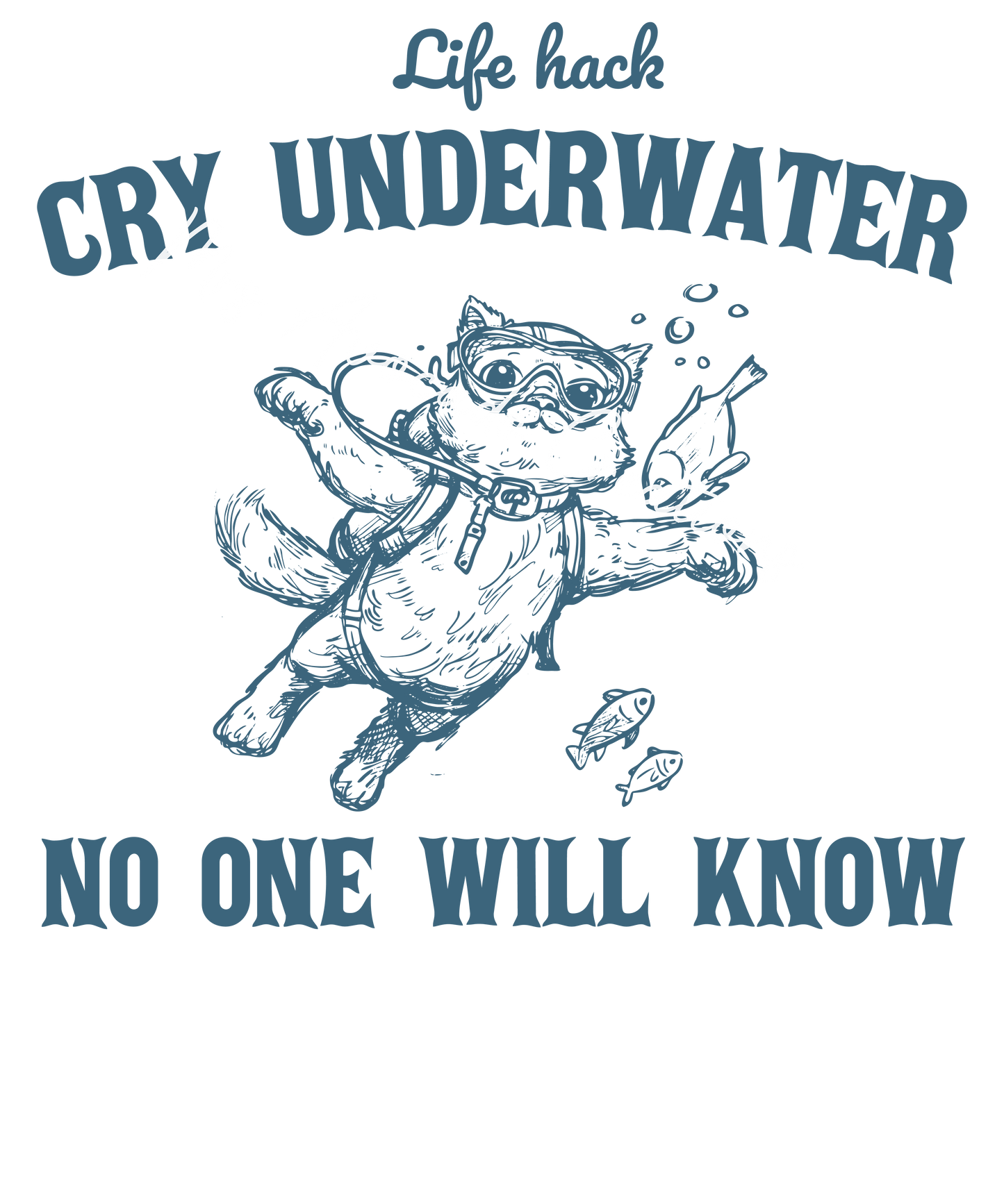 Cry underwater