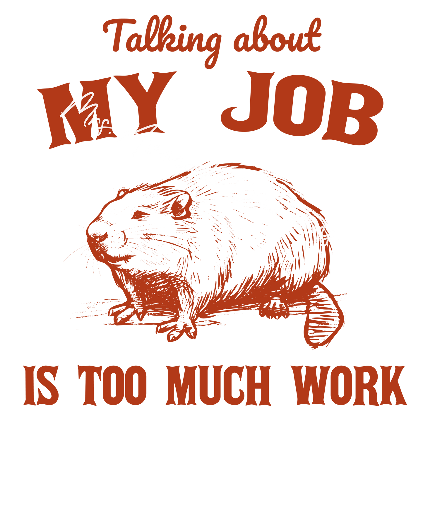 Talking about my job