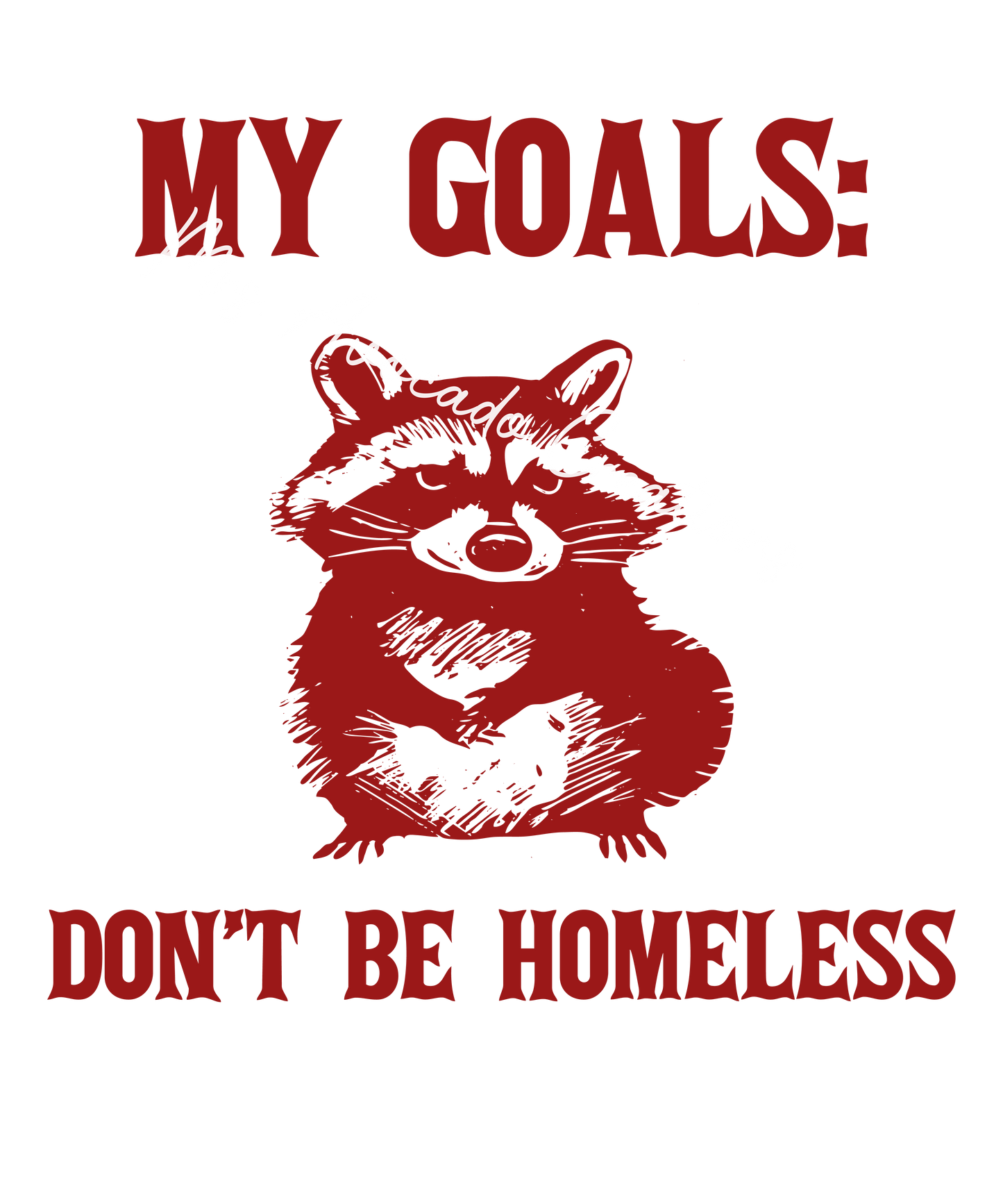 Goals: Don't be homeless