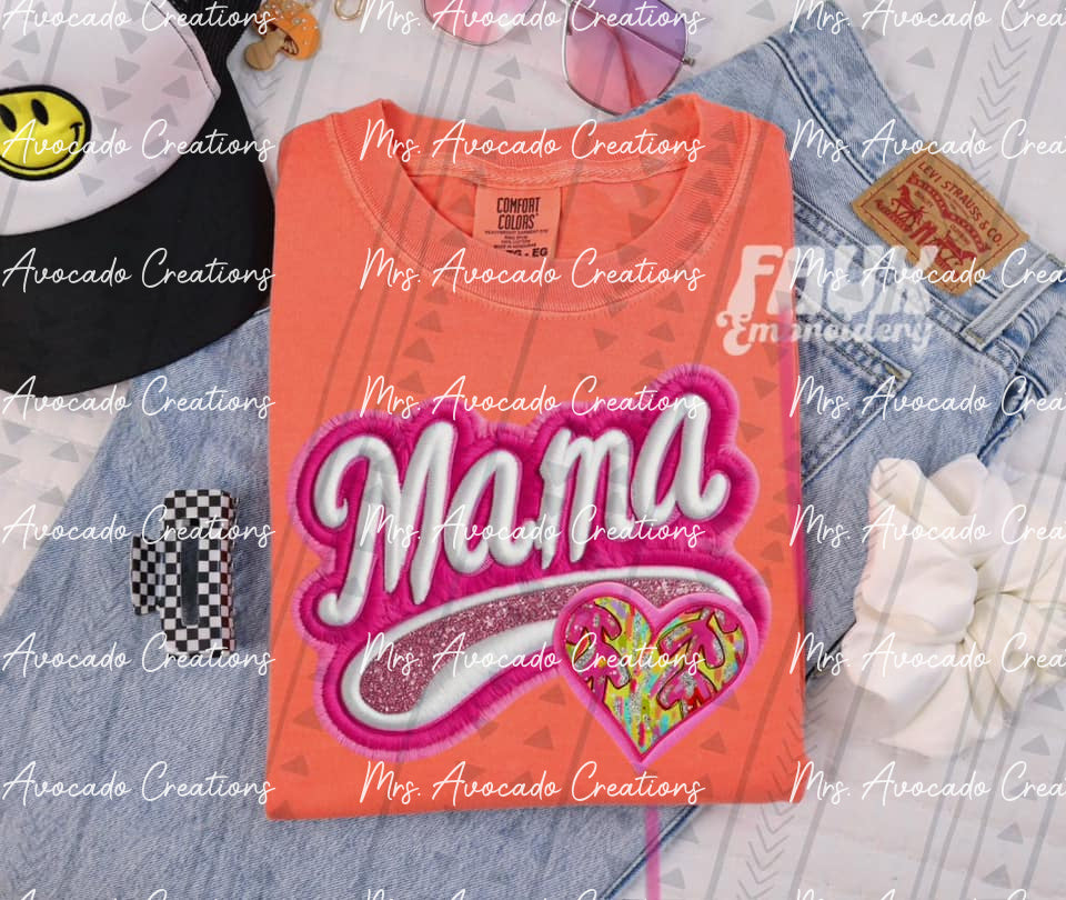 Glitz Softball Mama