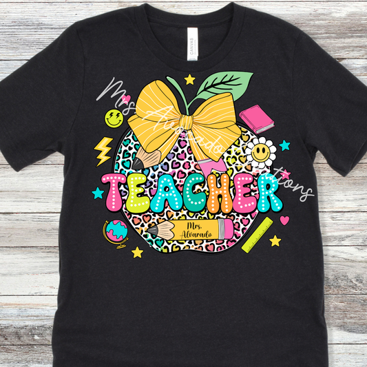 Teacher Leopard Apple
