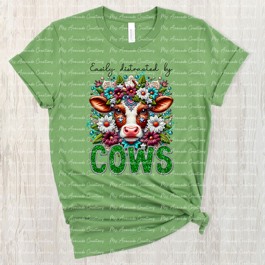 Easily distracted by cows