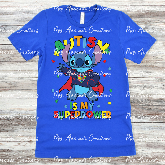 Autism is my superpower blue alien