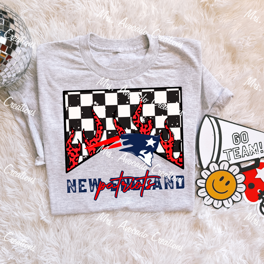 Checkered Flame Patriots