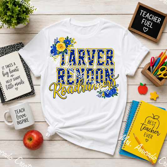 Tarver Rendon Blue/Yellow Cheetah print
