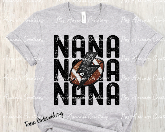 Football Nana Stacked