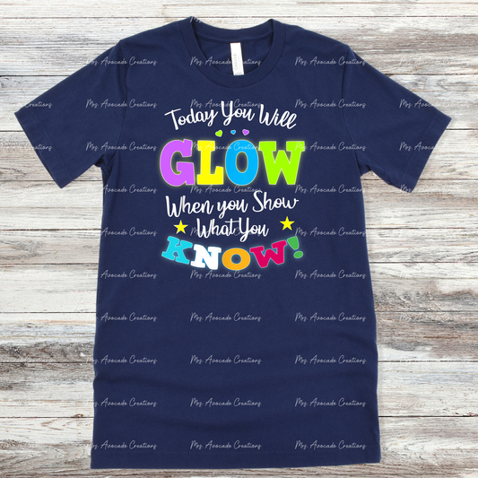 You will glow (neon colors)