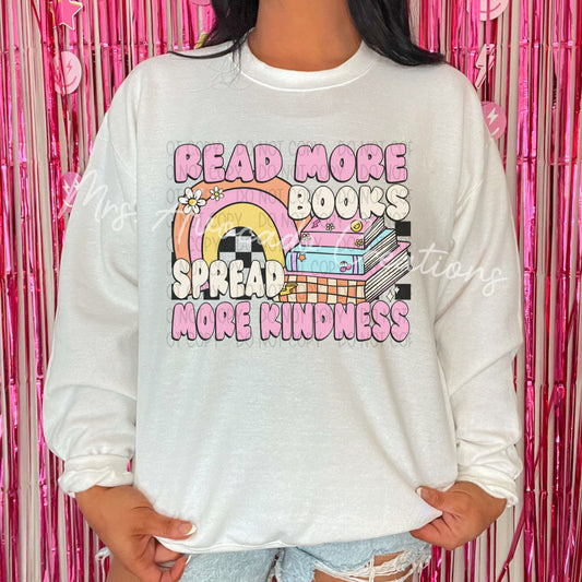 Read more books, spread more kindness