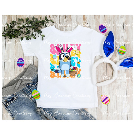 Easter Blue Dog