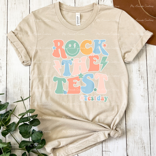 Rock the test smiley