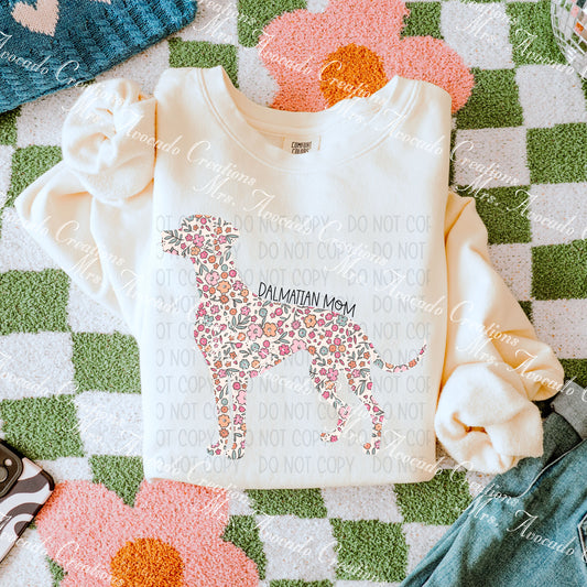 Floral Dalmatian