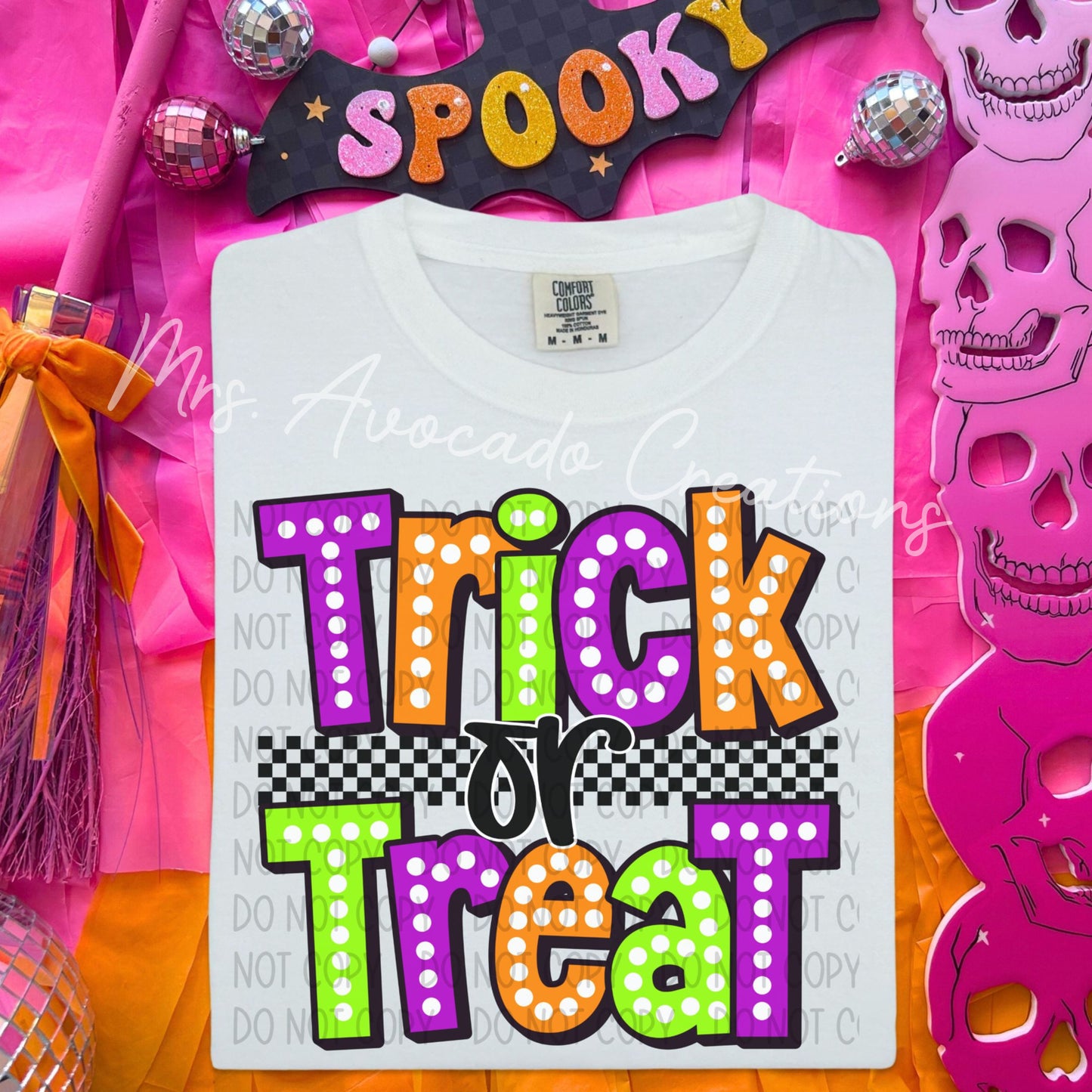 Trick or treat marquee