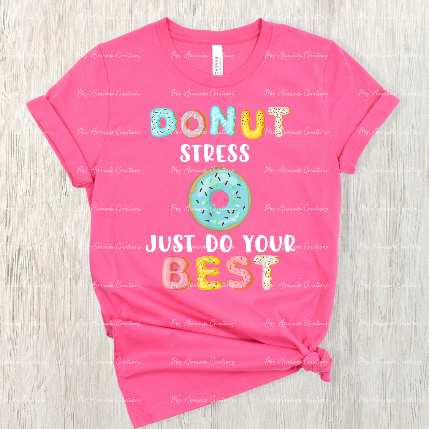 Donut stress (blue donut)
