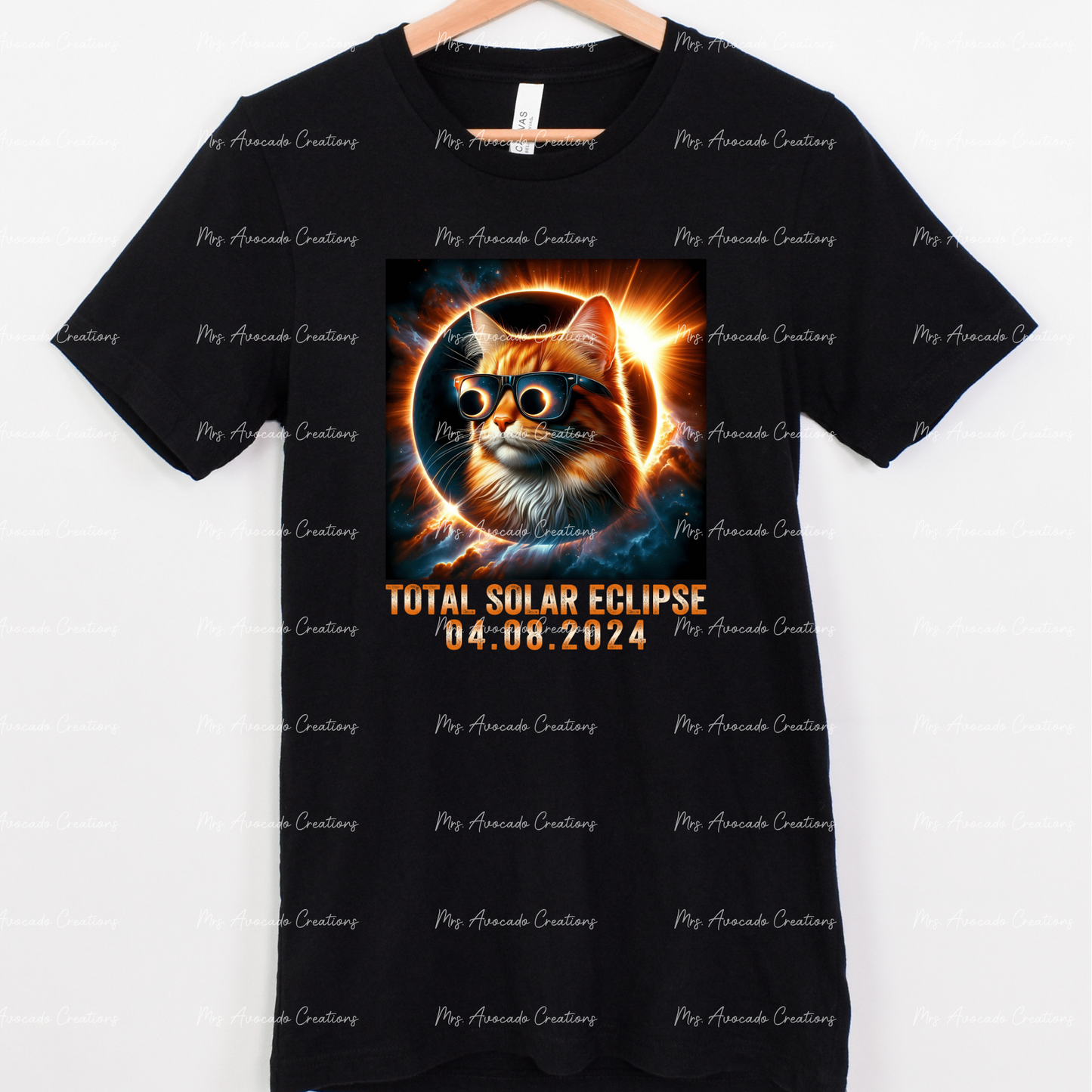 Solar Eclipse 2024 cat glasses 3
