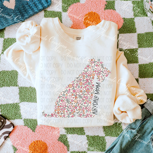 Floral Airedale