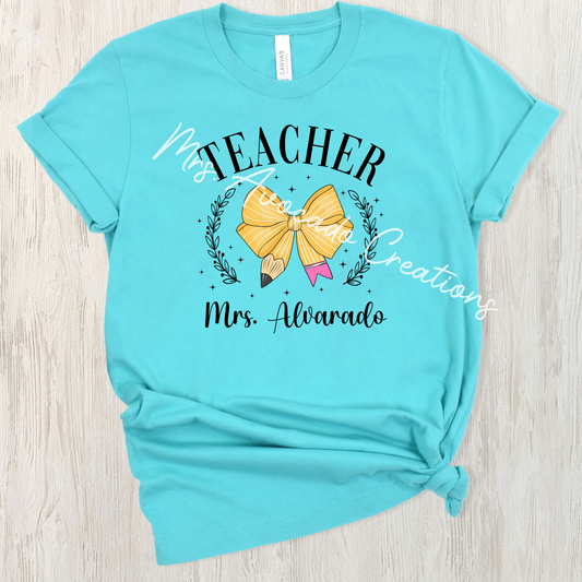 Pencil Bow Teacher