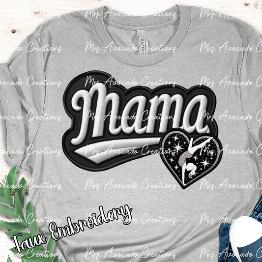 Gymnastics Mama Heart