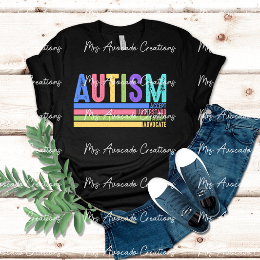 Autism- accept, understand, adapt, advocate