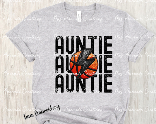 Basketball Auntie Stacked