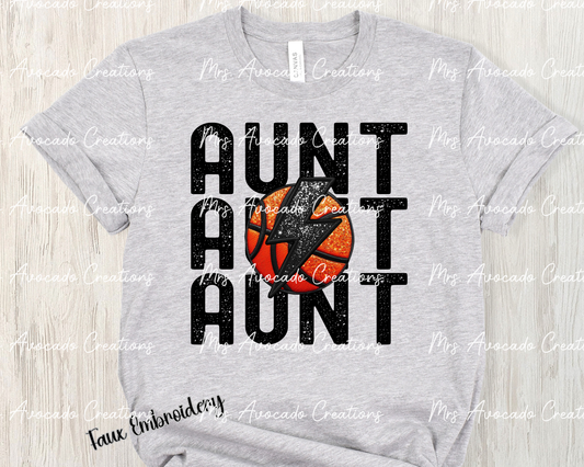 Basketball Aunt Stacked
