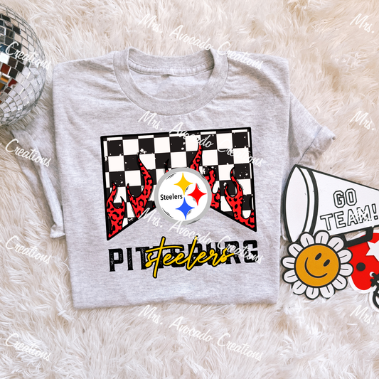 Checkered Flame Steelers