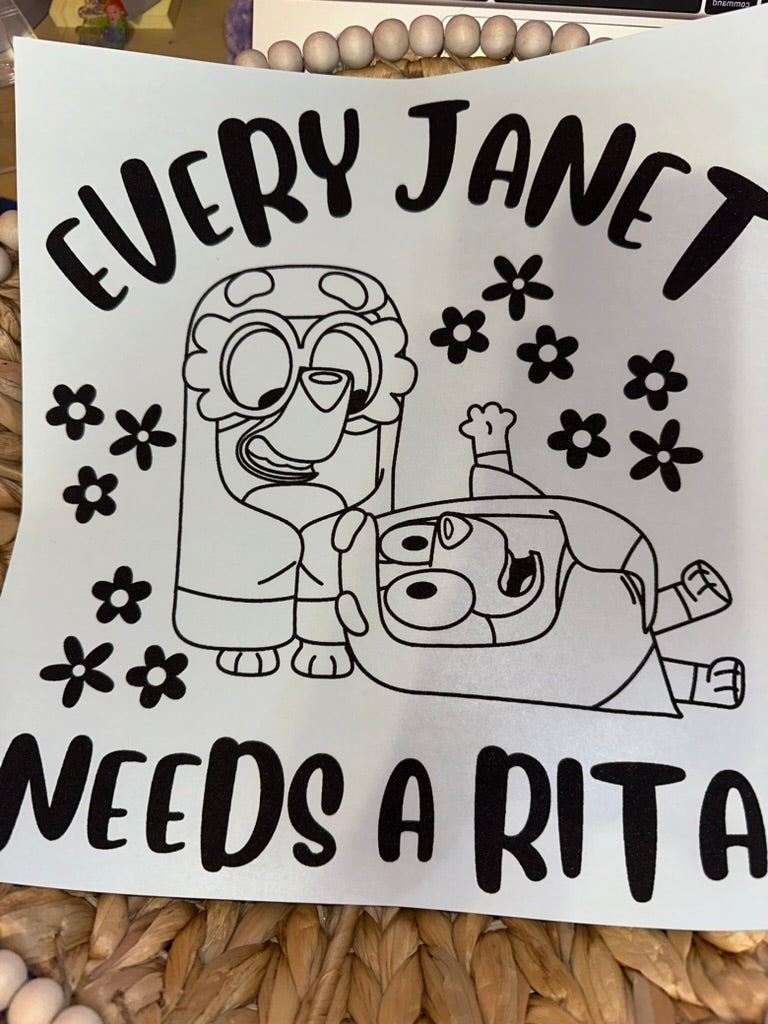 Destash-every Janet needs a Rita