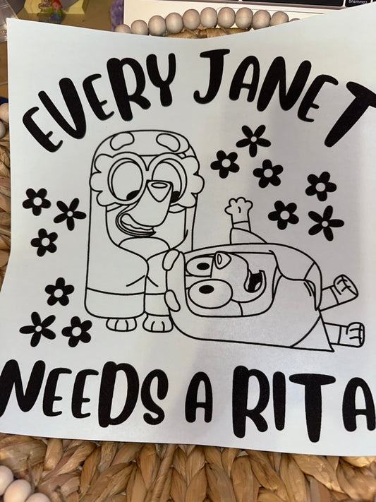 Destash-every Janet needs a Rita