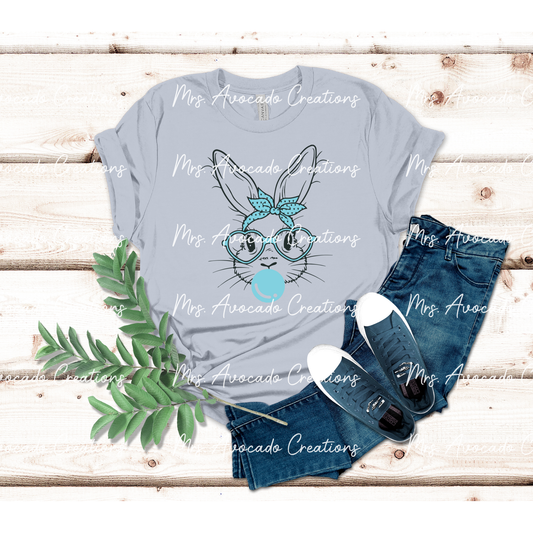 Blue Bubble Gum Bunny