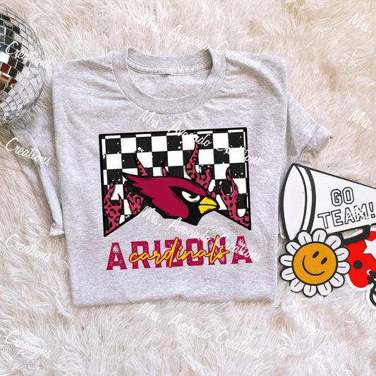 Checkered Flame Cardinals