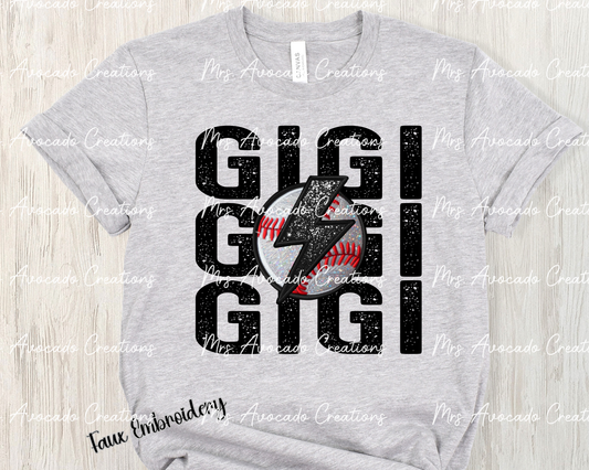 Baseball Gigi Stacked