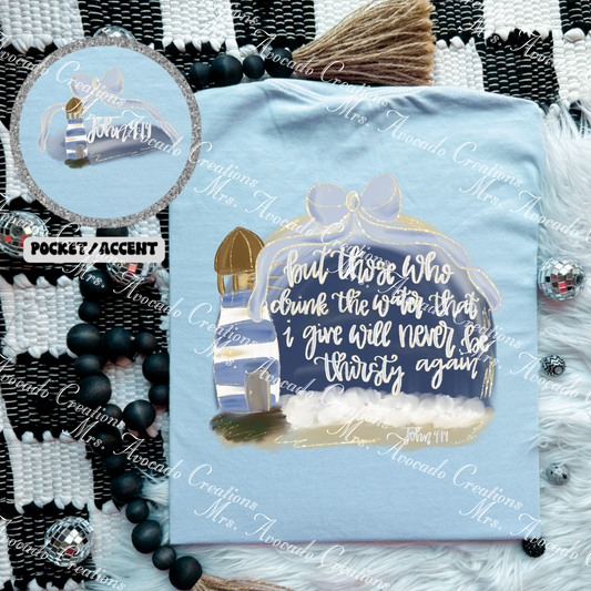 But those who drink the water (front/back)