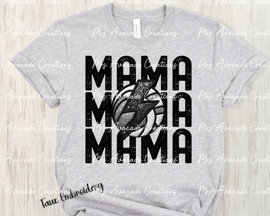 Volleyball Mama Stacked