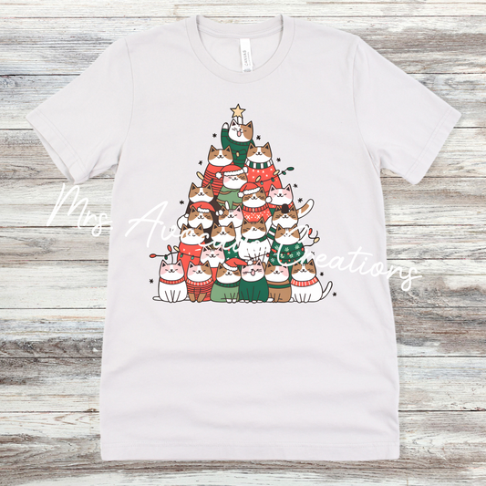 Cat Christmas Tree