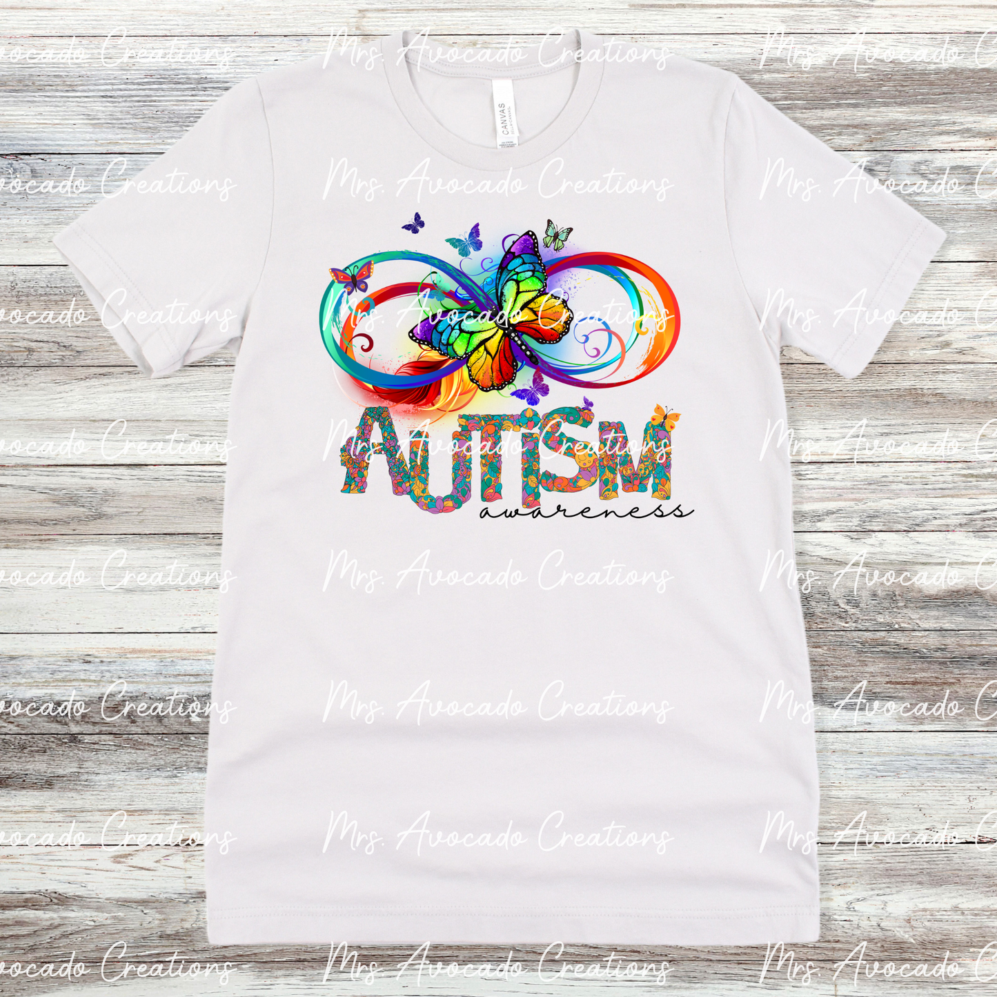 Autism awareness butterfly