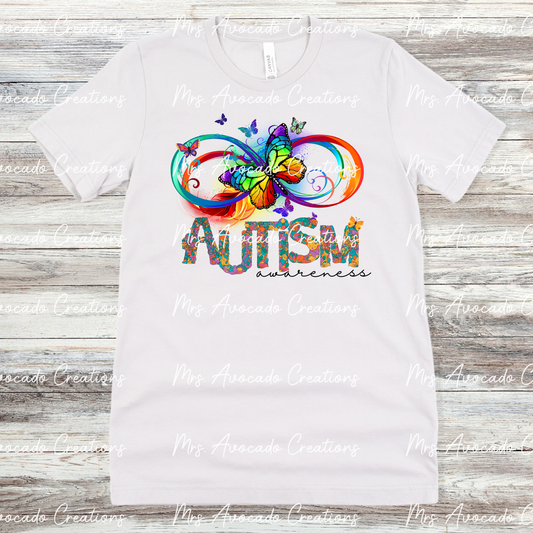 Autism awareness butterfly