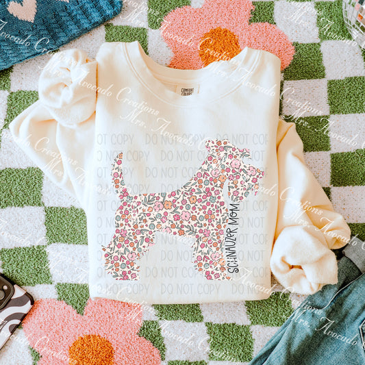 Floral Schnauzer