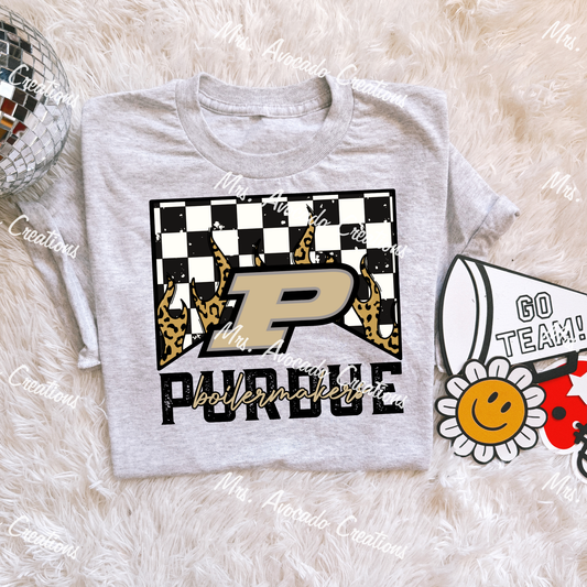 Checkered Flame Purdue