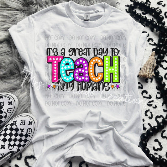 It's a great day to teach tiny humans