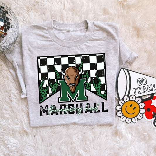 Checkered flame Marshall Thundering Herd