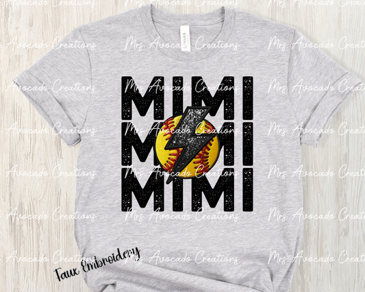 Softball Mimi Stacked
